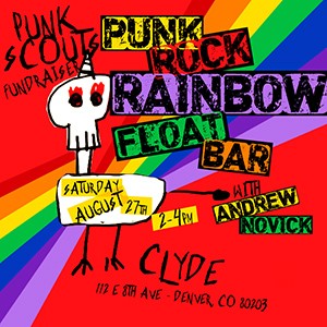 Punk Scouts Fundraiser  – Rainbow Ice Cream Float Bar!